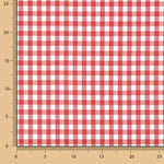 Carreaux Vichy Basic Rouge Grand 80 - Ribes y Casals