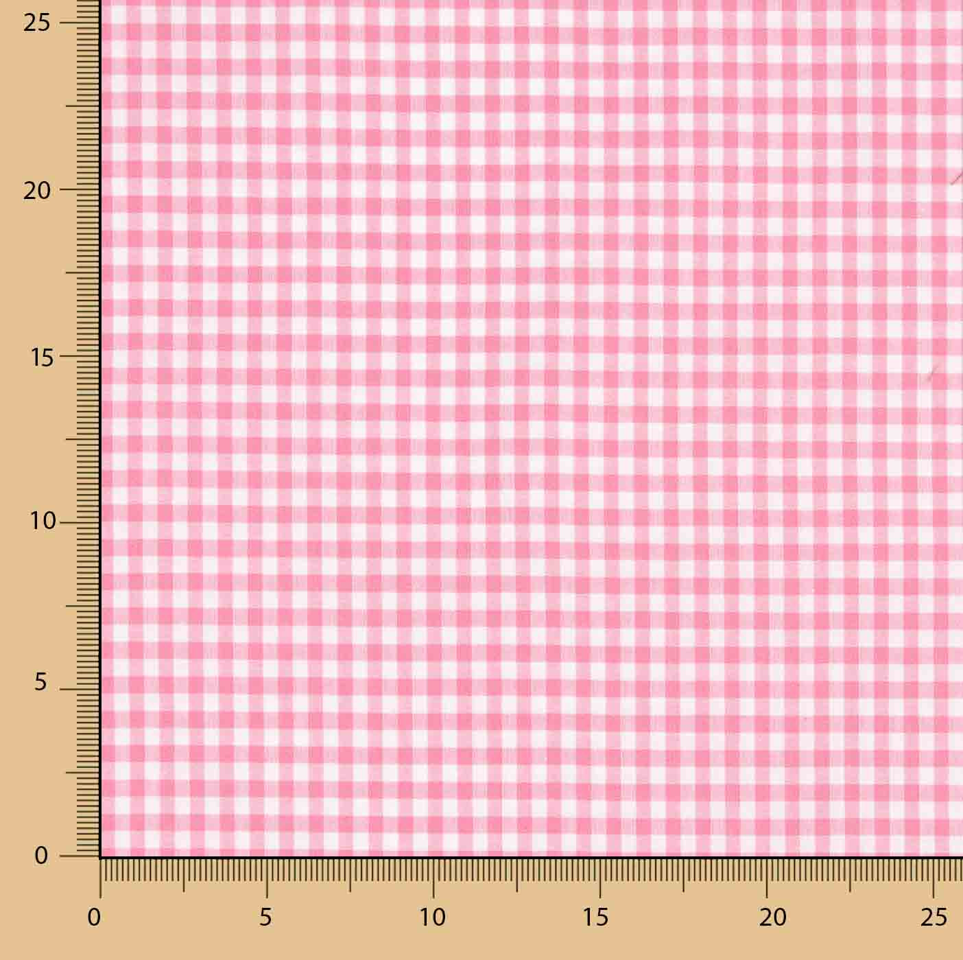 Carreaux Vichy Basic Rose Petit 40 - Ribes y Casals