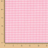 Carreaux Vichy Basic Rose Petit 40 - Ribes y Casals