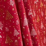 Tissu en popeline à motif de Noël en filet - Ribes y Casals