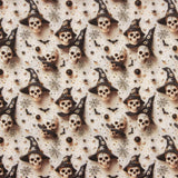 Popeline imprimée « Halloween Skulls » - Ribes y Casals