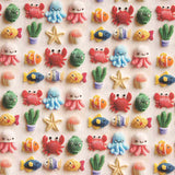 Cretona Coton Fond marin Kawaii - Ribes y Casals