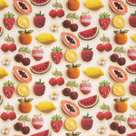 Cretonne en coton imprimée « Fruits Gourmet » - Ribes y Casals