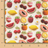 Cretonne en coton imprimée « Fruits Gourmet » - Ribes y Casals