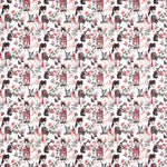 Popeline de coton imprimée Geishas japonaises - Ribes y Casals