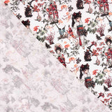 Popeline de coton imprimée Geishas japonaises - Ribes y Casals