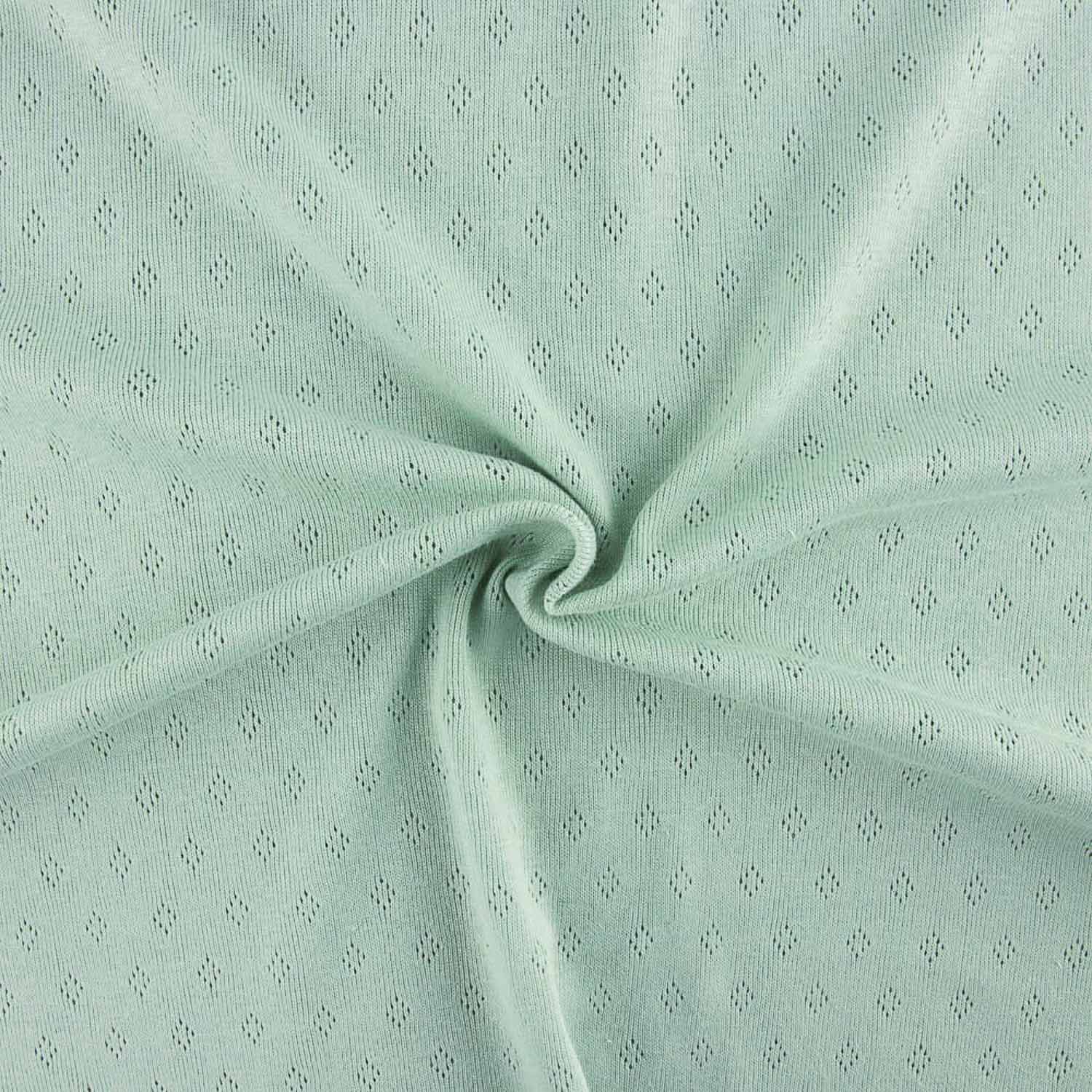 Maille ajourée vert sauge - Différentes dimensions x largeur de 140 cm - Ribes y Casals