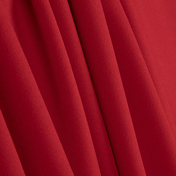 Jersey crêpe néoprène New Rouge - Ribes y Casals
