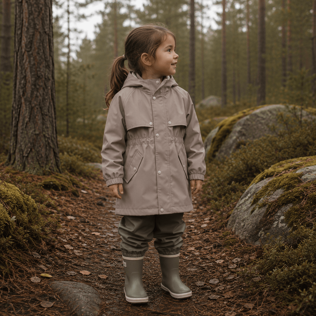 Maille imperméable gris pierre - Ribes y Casals