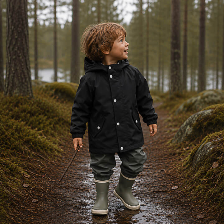 Maille imperméable noire - Ribes y Casals