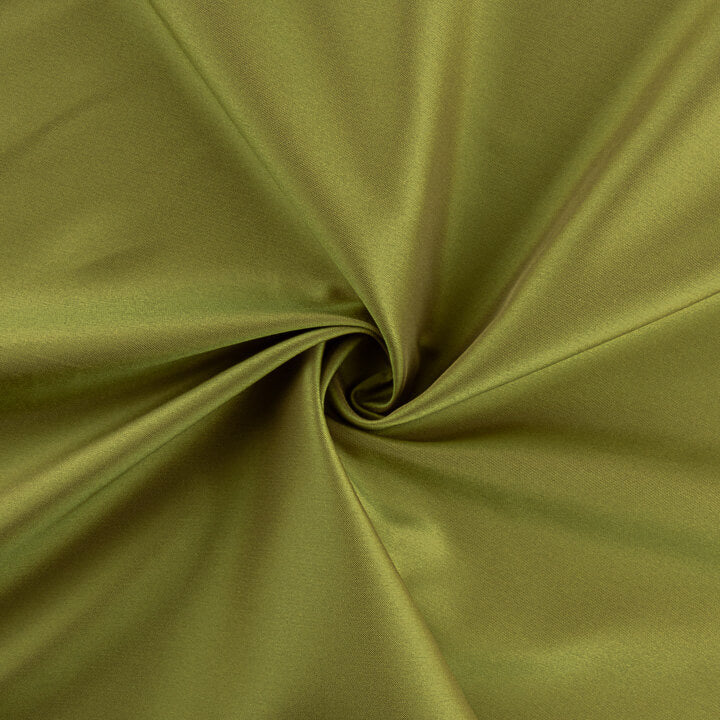 Satin Mikado réversible « Tornasol » vieil or et vert huile - Ribes y Casals