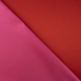 Satin Mikado réversible Tornasol rouge et fuchsia - Ribes y Casals