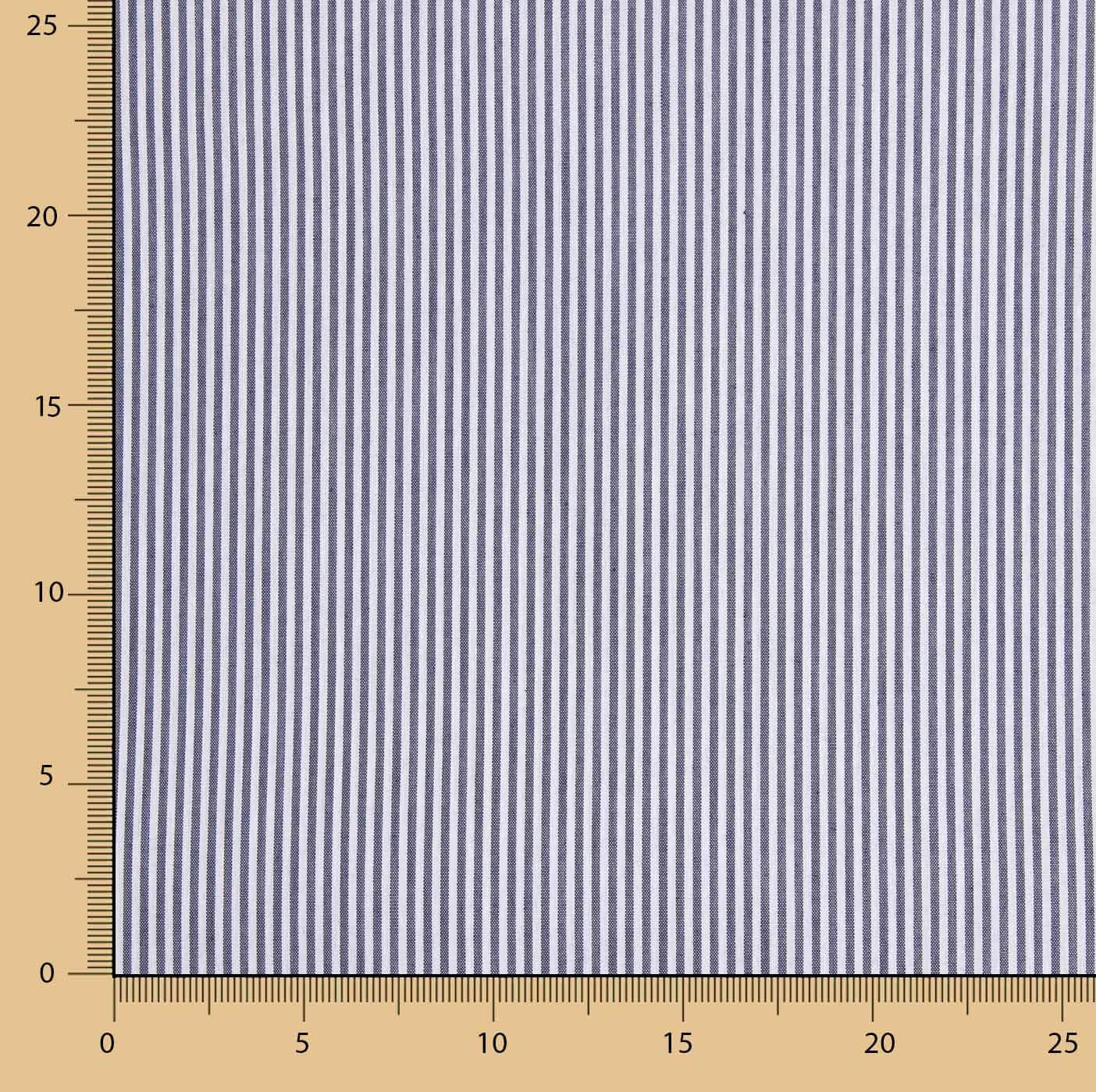 Rayures bleu marine Mini 2mm - Ribes y Casals