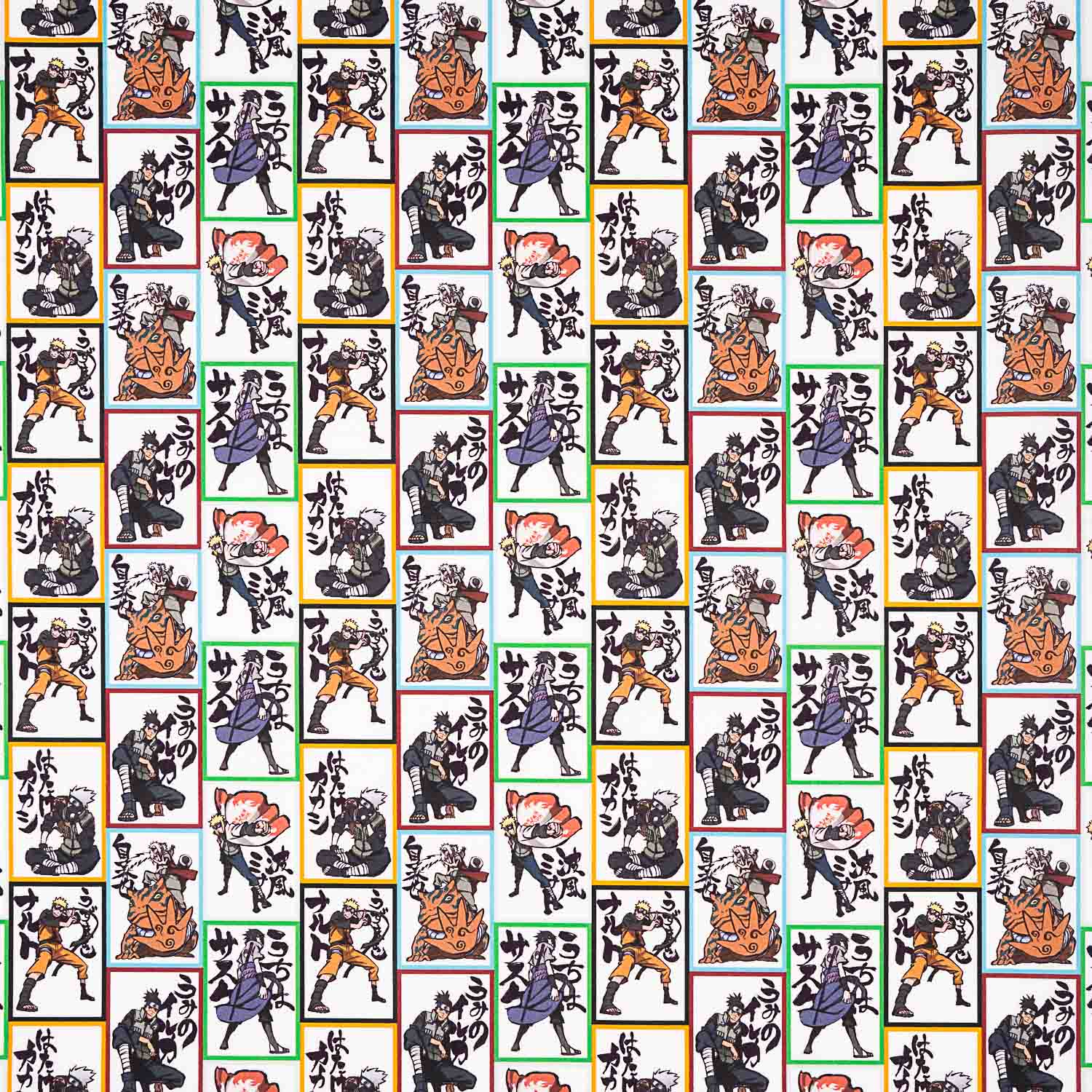 Popeline de coton imprimée Naruto - Ribes y Casals