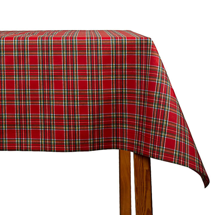 Toile légère enduite de résine – Mini tartan de Noël - Ribes y Casals