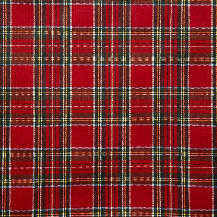 Toile légère enduite de résine – Mini tartan de Noël - Ribes y Casals