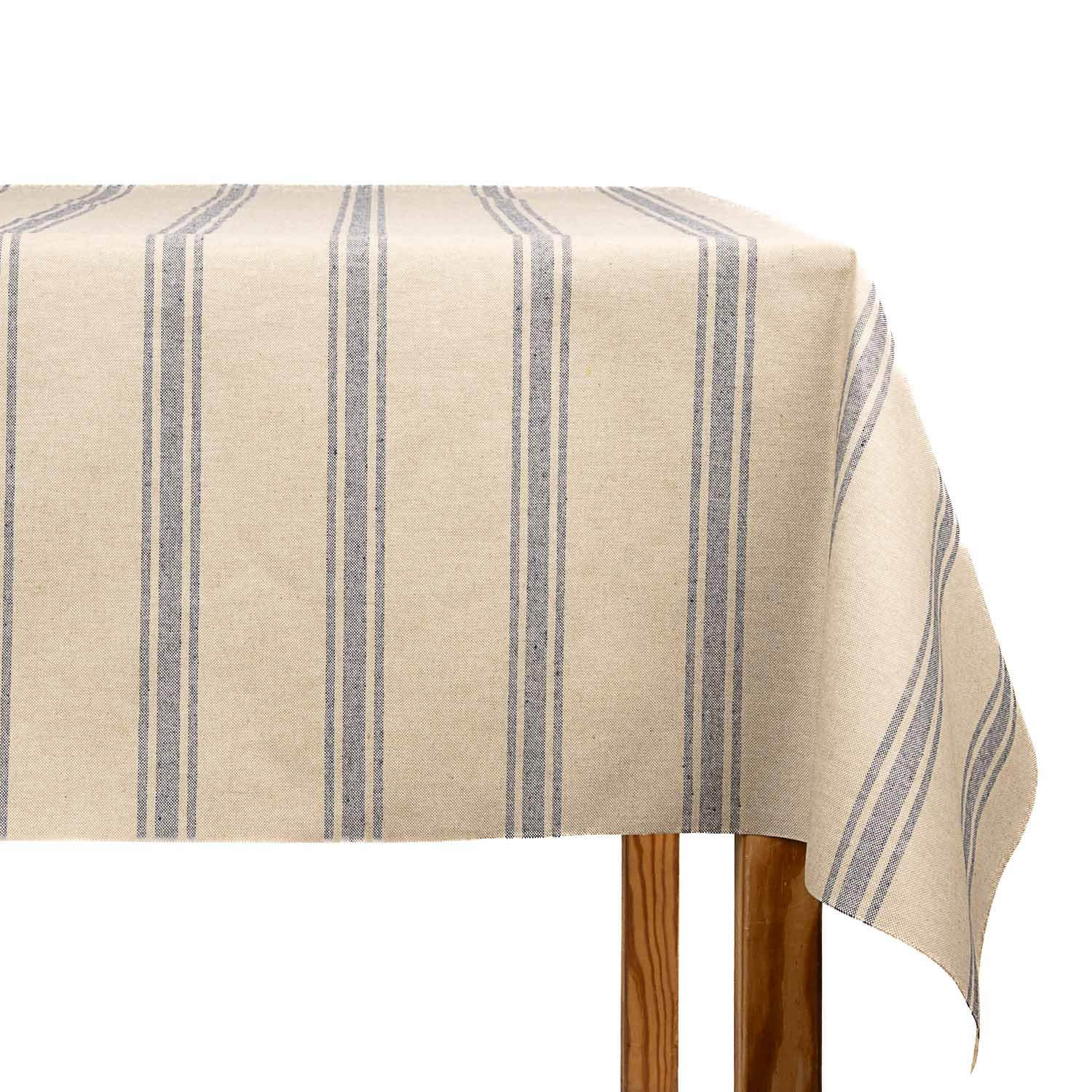 Résinée anti-taches rayures bleues sur naturel - Ribes y Casals