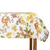 Nappe en résine à motifs de fruits vintage, blanche - Ribes y Casals