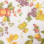 Nappe en résine à motifs de fruits vintage, blanche - Ribes y Casals