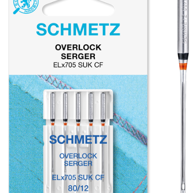 Aiguilles Schmetz Overlock ELx705 SUK CF Jersey - Ribes y Casals