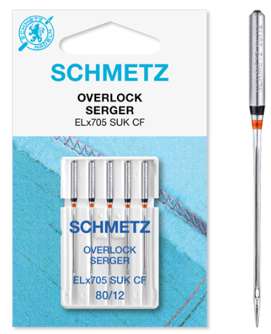 Agujas Schmetz Overlock ELx705 SUK CF Jersey - Ribes y Casals