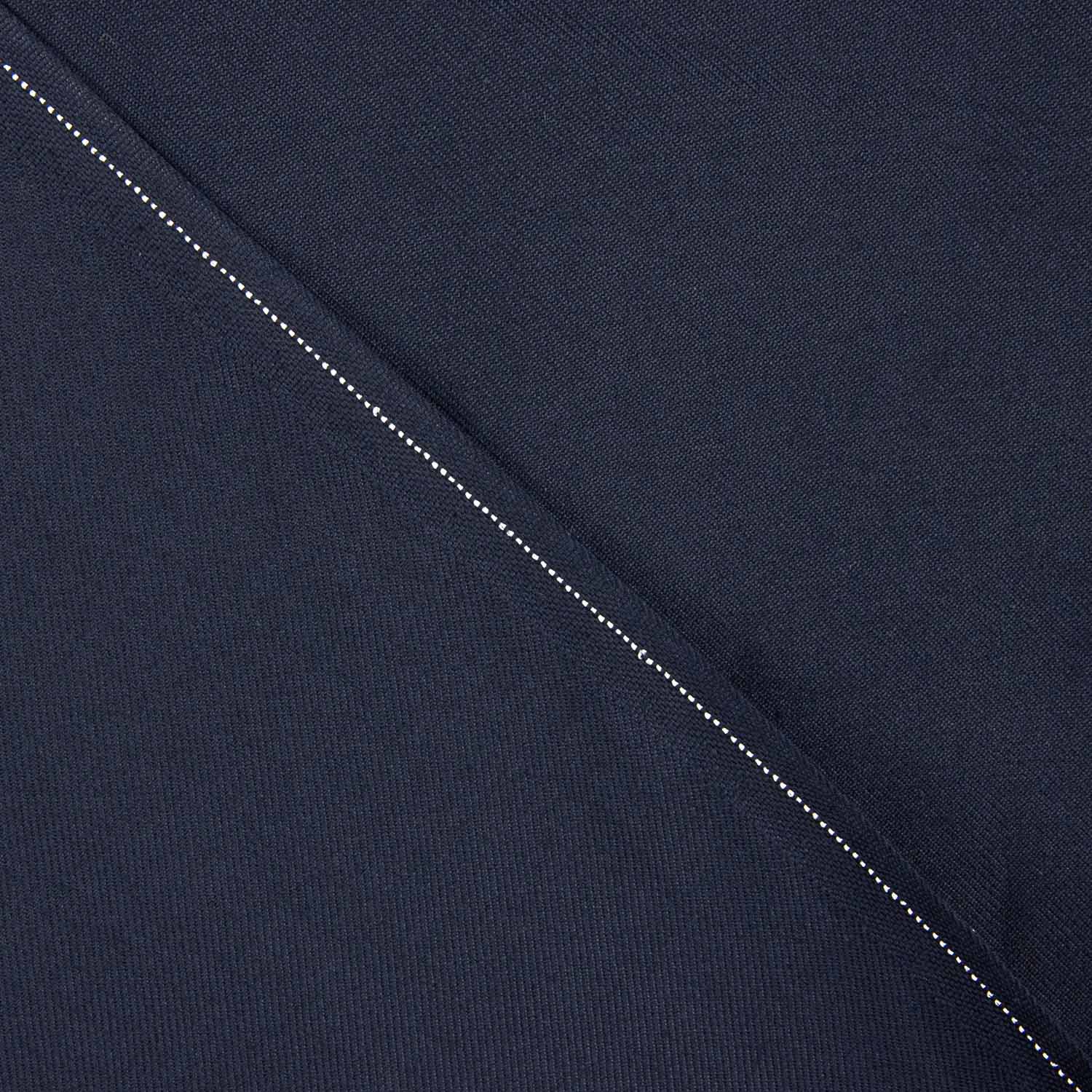 Sergé bleu marine Polyester Viscose - Ribes y Casals
