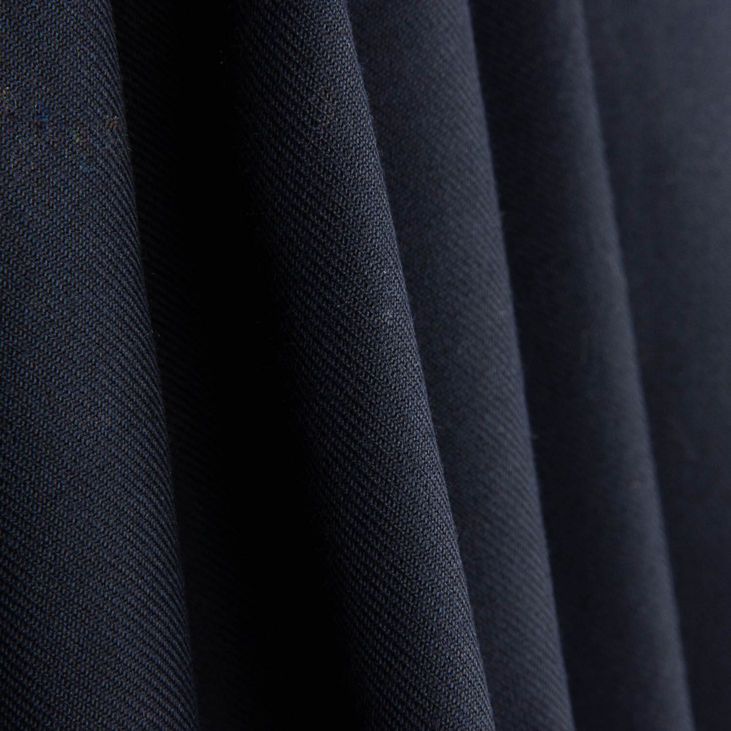 Sergé bleu marine Polyester Viscose - Ribes y Casals