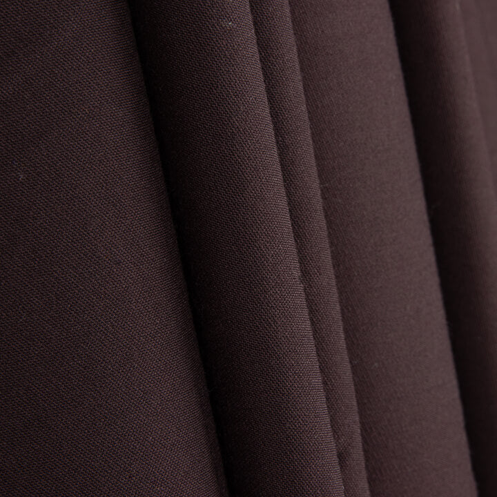 Tissu sergé bi-élastique, couleur marron - Ribes y Casals