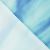 Satin imprimé cascade bleu - Ribes y Casals