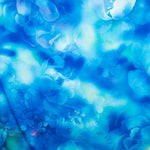 Satin imprimé Flash bleu - Ribes y Casals