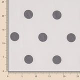 Fama Gris Pois Floqué Gris 30mm - Ribes y Casals
