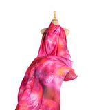 Chutes de satin imprimé Flash Fuchsia - Différentes dimensions x largeur de 140 cm - Ribes y Casals