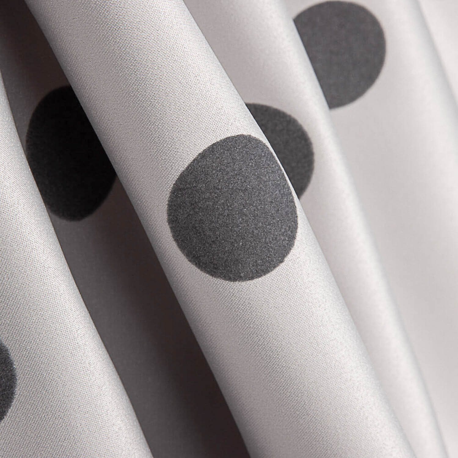 Fama Gris Pois Floqué Gris 30mm - Ribes y Casals