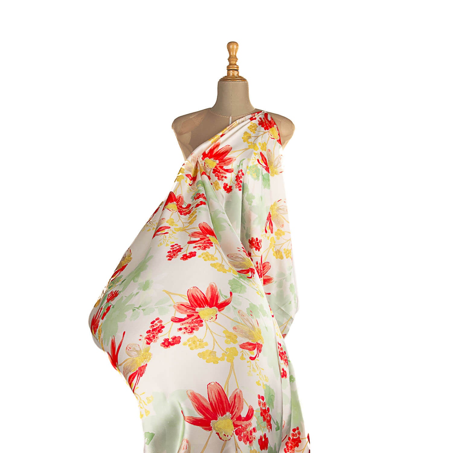 Satin imprimé Lune Beige - Ribes y Casals