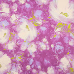 Chutes de satin imprimé rayures bougainvilliers - Différentes dimensions x largeur 140 cm - Ribes y Casals