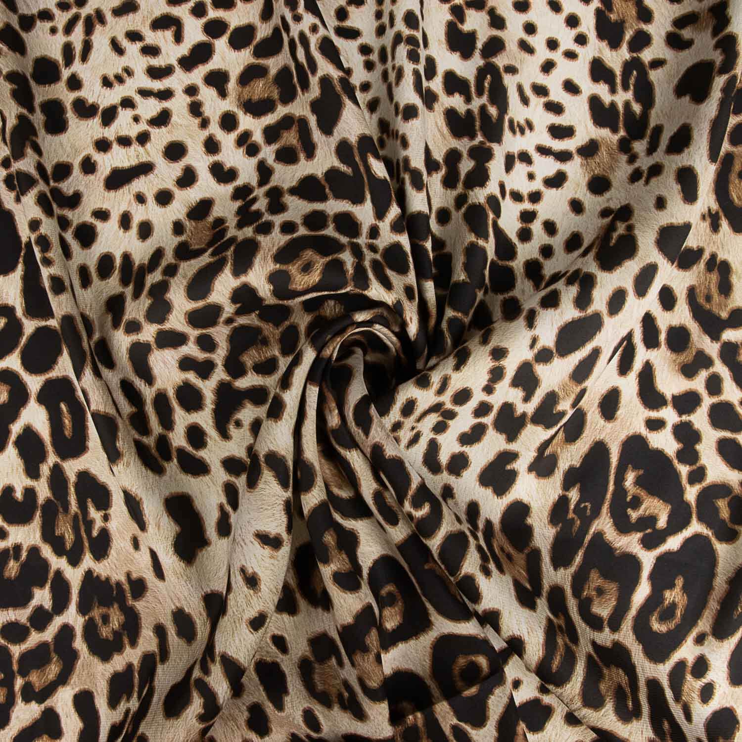 Satin de polyester – Léopard chic - Ribes y Casals