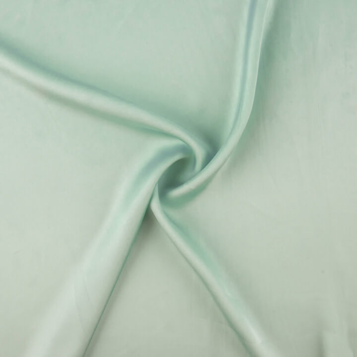 Satin fin en polyester vert d'eau - Ribes y Casals