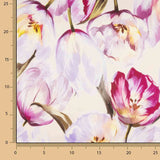 Satin de soie naturelle Jardin romantique - Ribes y Casals