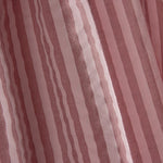 Seersucker à rayures rose poudré - Ribes y Casals