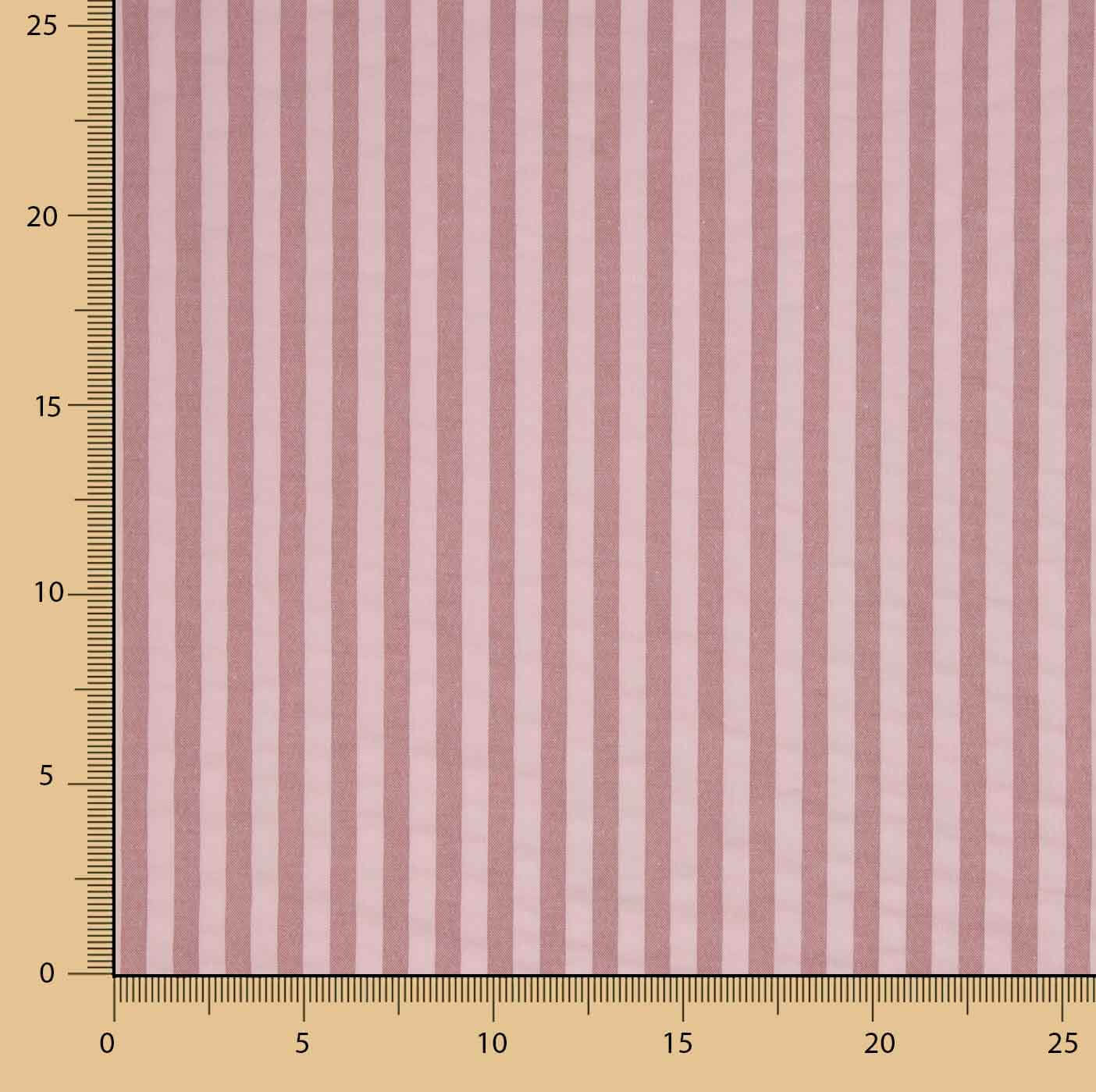 Seersucker à rayures rose poudré - Ribes y Casals