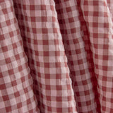 Seersucker à carreaux Vichy rose poudré - Ribes y Casals