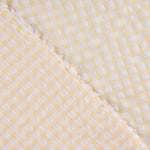Seersucker à carreaux crème - Ribes y Casals