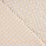 Seersucker à carreaux crème - Ribes y Casals