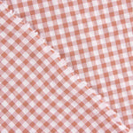 Seersucker à carreaux rouges - Ribes y Casals