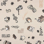 Toile imprimée café vintage - Ribes y Casals