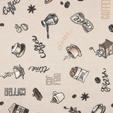 Toile imprimée café vintage - Ribes y Casals