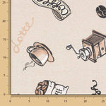 Toile imprimée café vintage - Ribes y Casals
