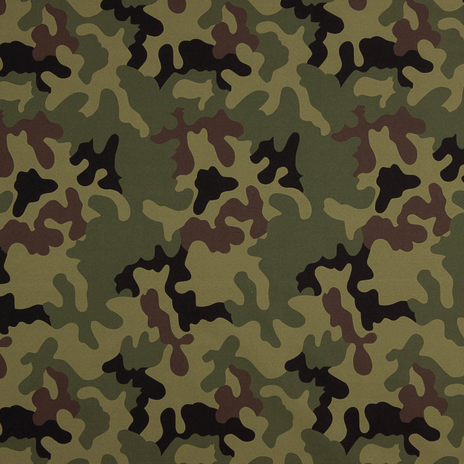 Fibre technique Sorona imprimé camouflage vert - Ribes y Casals