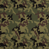 Fibre technique Sorona imprimé camouflage vert - Ribes y Casals