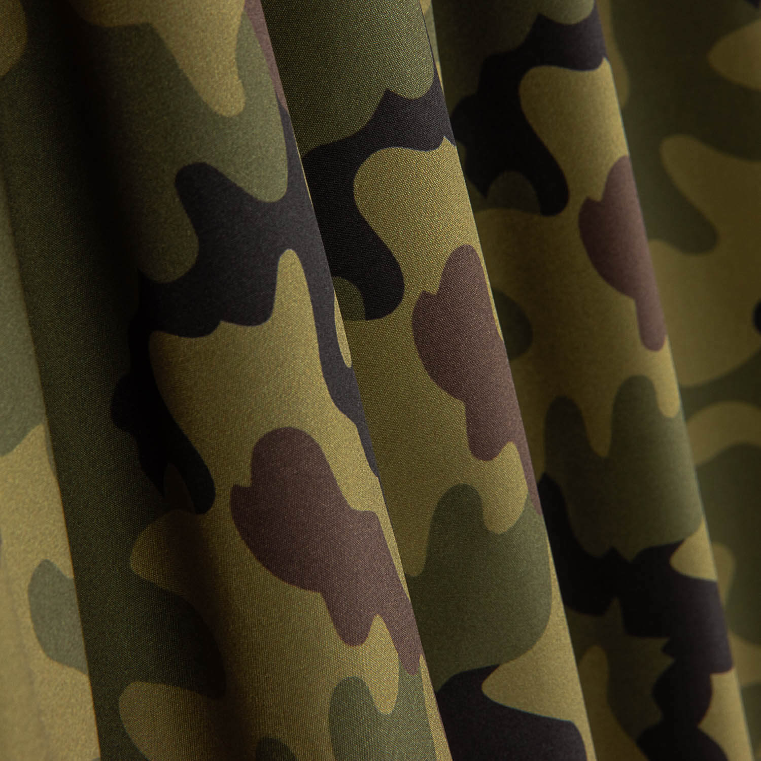 Fibre technique Sorona imprimé camouflage vert - Ribes y Casals